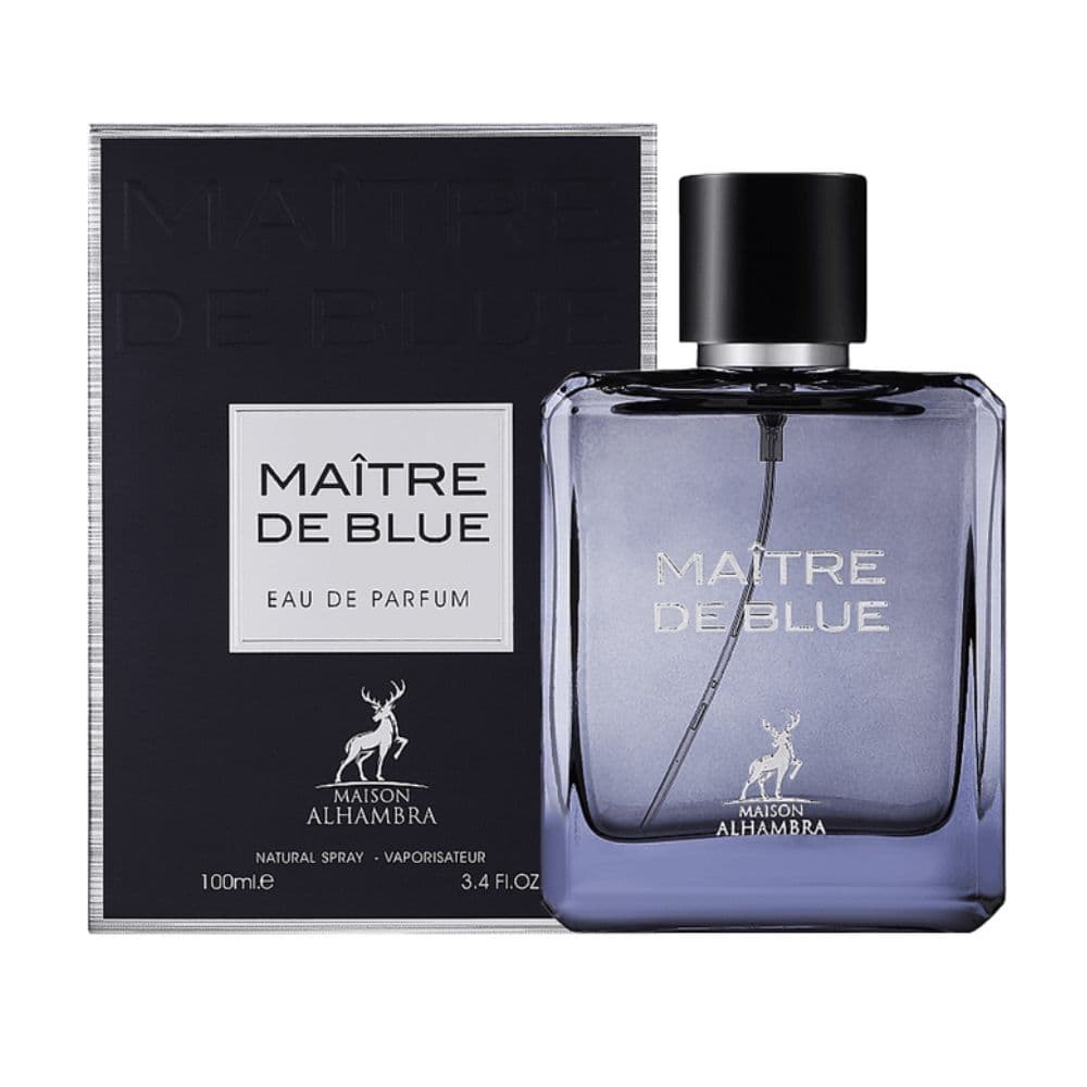 PERFUME MAISON ALHAMBRA MAITRE DE BLEU MASCULINO EDP 100ML ARABE