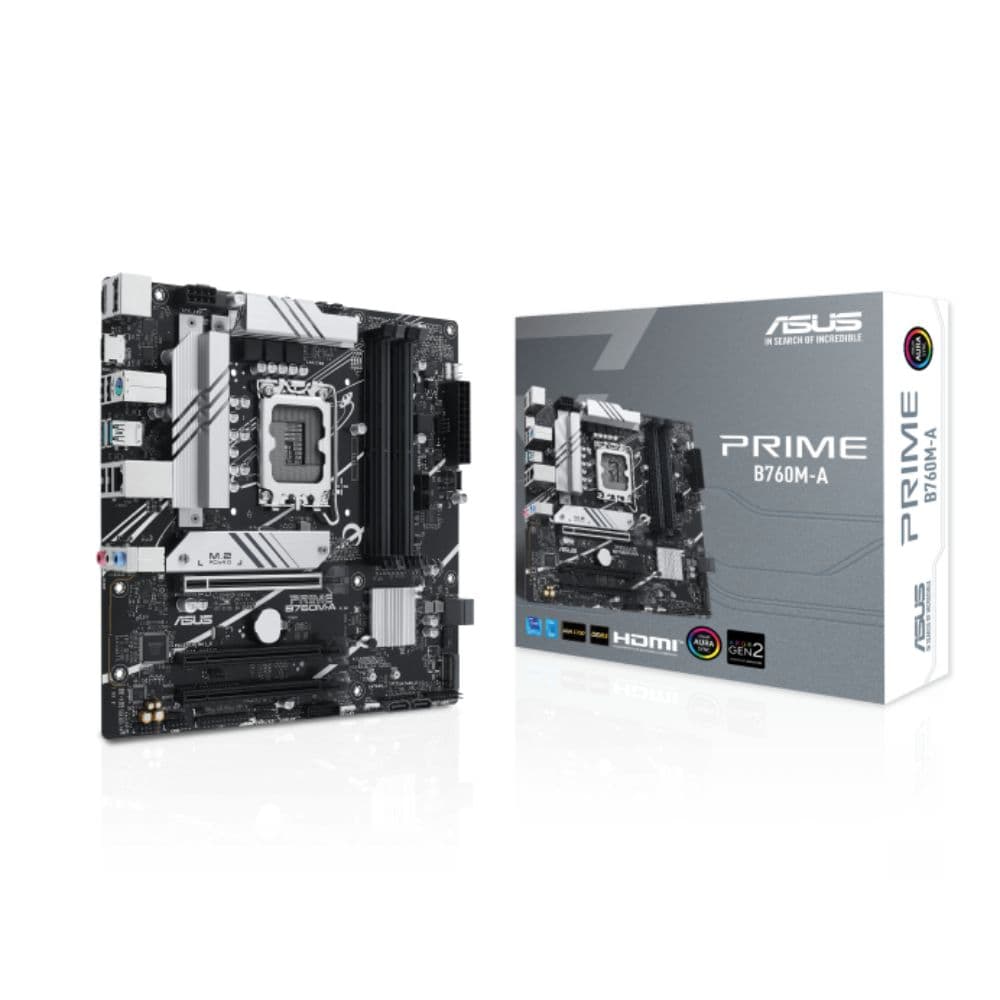 PLACA MÃE 1700 ASUS B760M A PRIME DDR5 /M.2/DP/HDMI/USB 3.2 12G 13G 14G