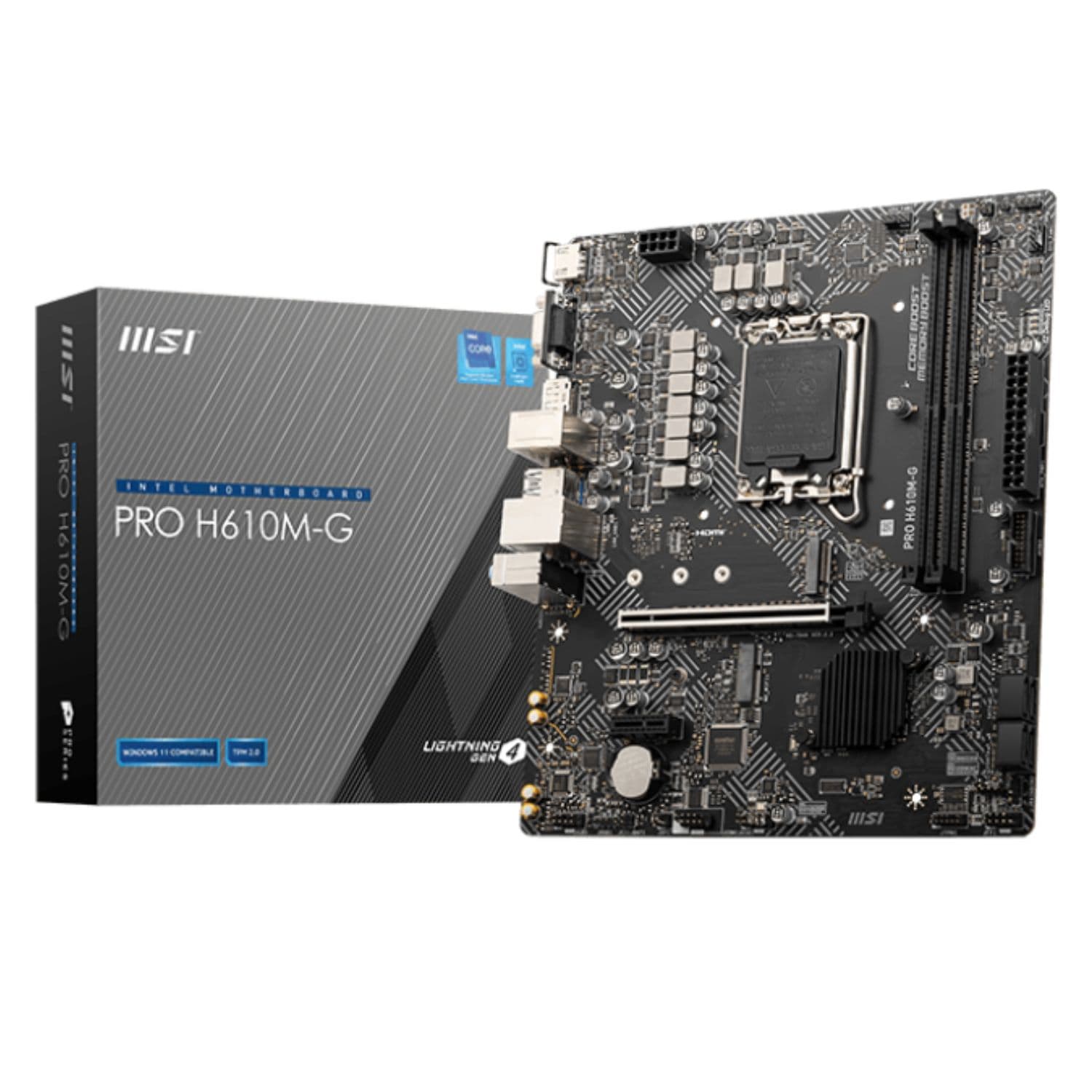 PLACA MÃE 1700 MSI H610M G PRO D5/M.2/HDMI/VGA/DDR5 12ªG 13°G 14ºG