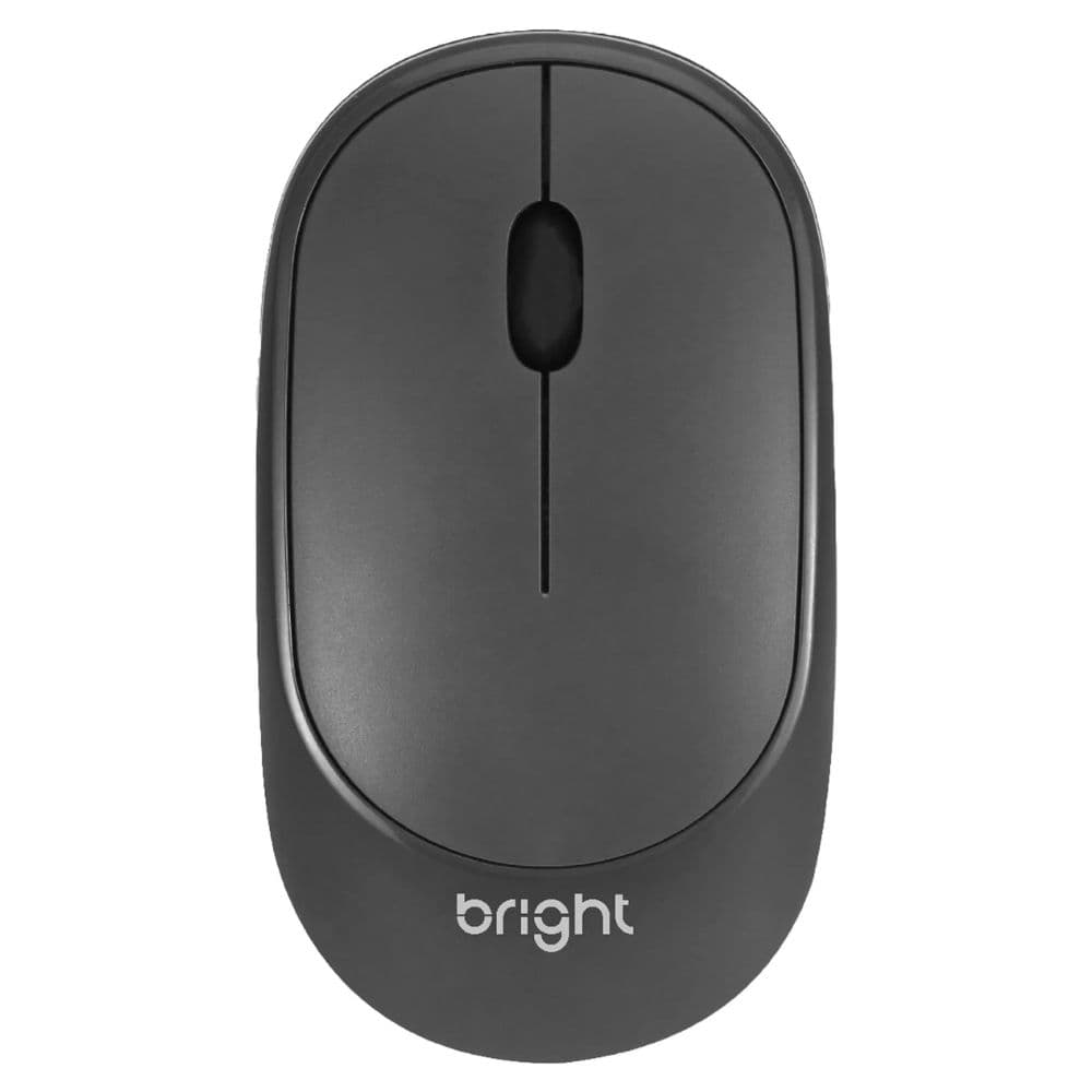 MOUSE SEM FIO 1000DPI MS003 BRIGHT CINZA