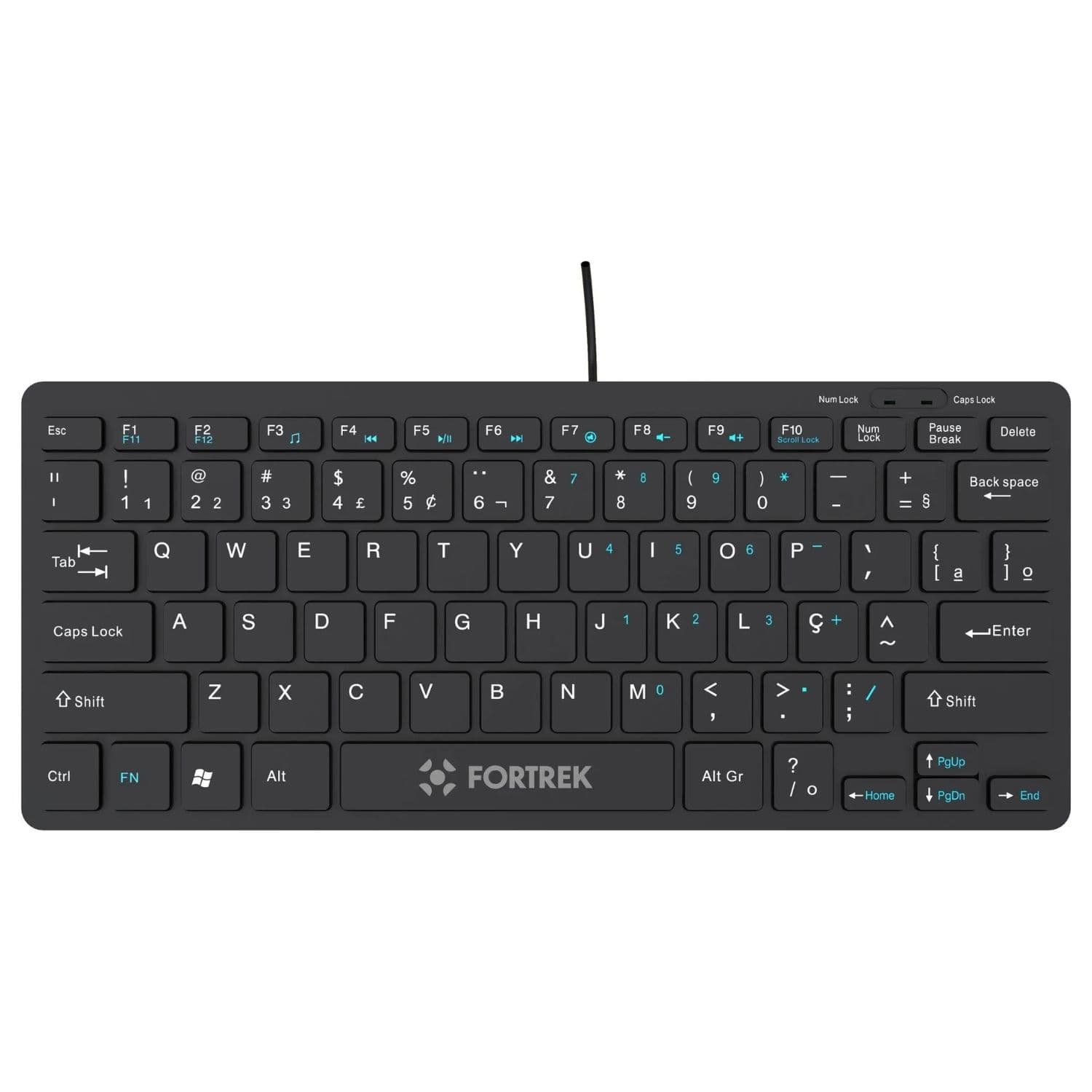 TECLADO USB MINI K13 FORTREK