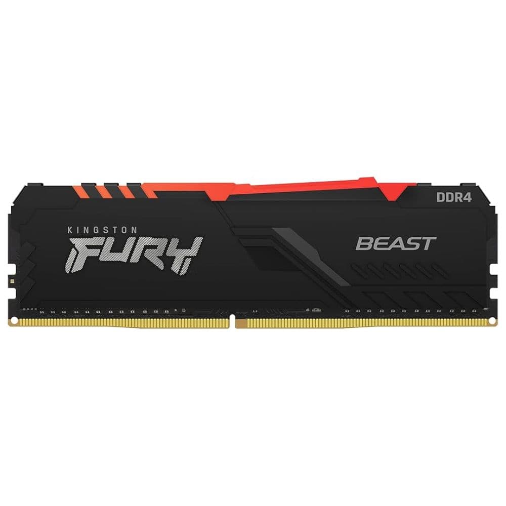 MEMÓRIA DDR4 16GB PC3200 KINGSTON RGB FURY BEAST