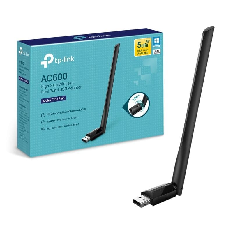 WIRELESS REDE USB TP LINK AC600 ARCHER T2U PLUS DUAL BAND