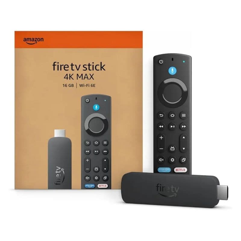 CONVERSOR SMART TV AMAZON FIRE STICK 4K MAX 16GB/2GB 2° GERAÇÃO WIFI 6E