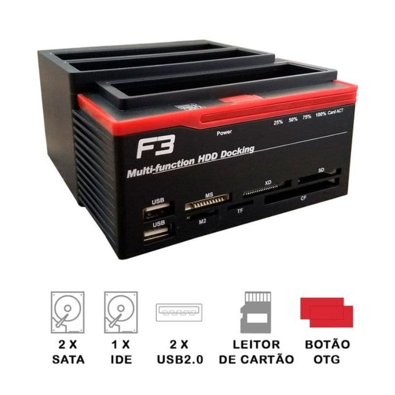 DOCK STATION USB 3.0 2X SATA 3.0 F3