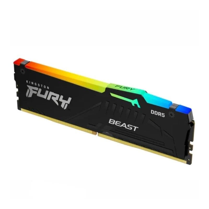 MEMÓRIA DDR5 16GB PC5200 KINGSTON RGB FURY BEAST