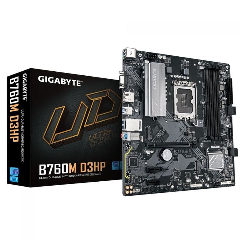 PLACA MÃE 1700 GIGABYTE B760M D3HP WIFI6 DDR5 /M.2/DP/HDMI 12ªG 13ªG 14ªG