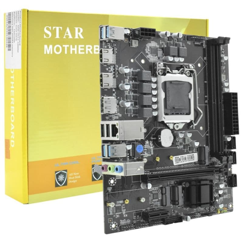 PLACA MÃE 1200 STAR H510/H511/M.2/HDMI/DP/DDR4 G10 G11
