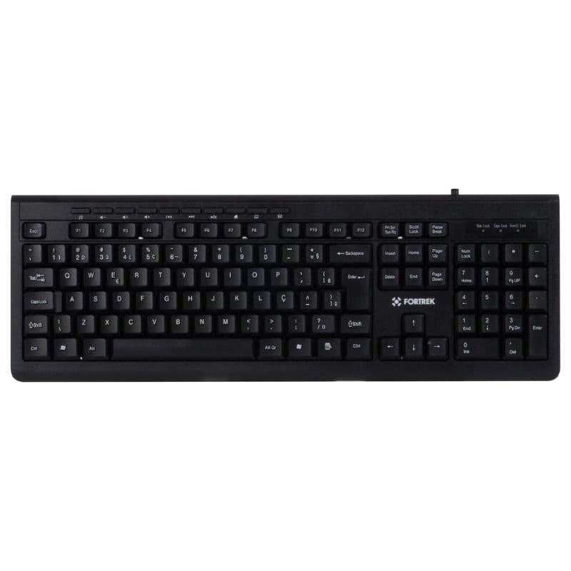 TECLADO USB MULTIMÍDIA MKL101 PRETO FORTREK