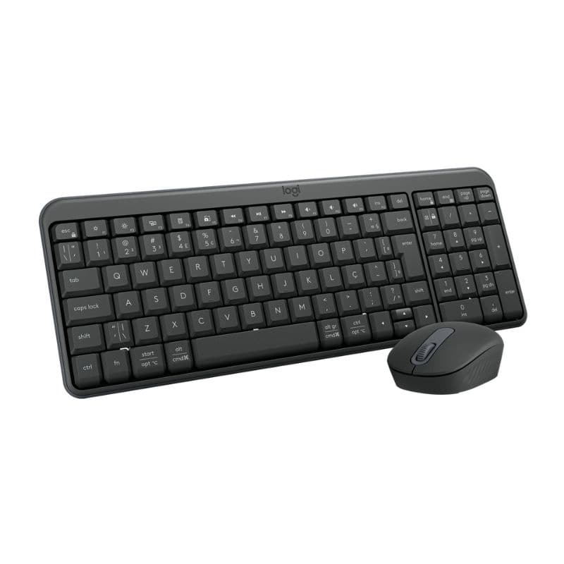 TECLADO E MOUSE SEM FIO LOGITECH WIRELESS MK250 GRAFITE