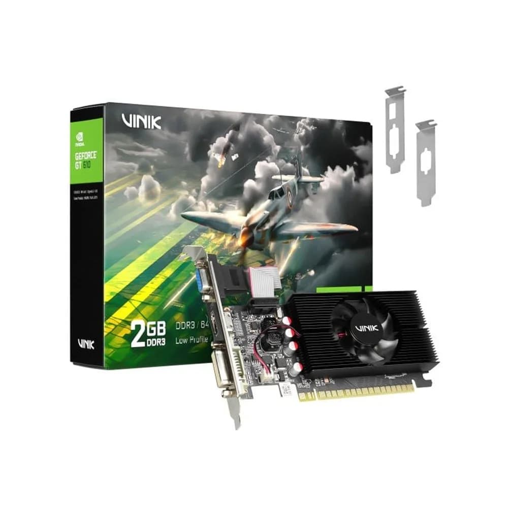PLACA DE VÍDEO 2GB GT610 GOLINE DDR3 64BIT VGA/DVI/HDMI