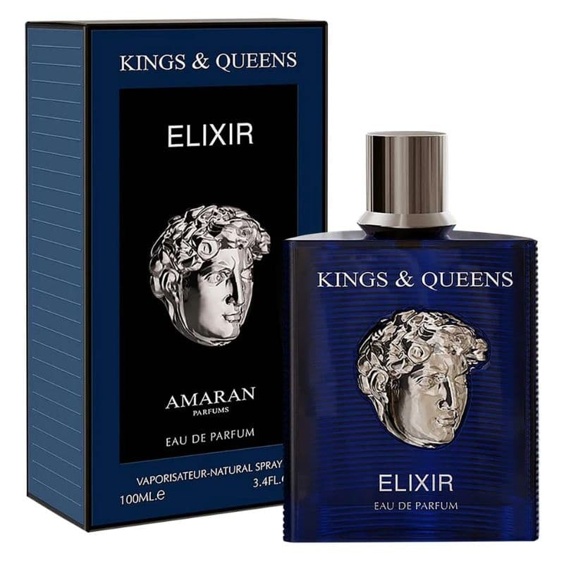 PERFUME AMARAN KINGS & QUEENS ELIXIR MASCULINO EDP 100ML KQ ARABE