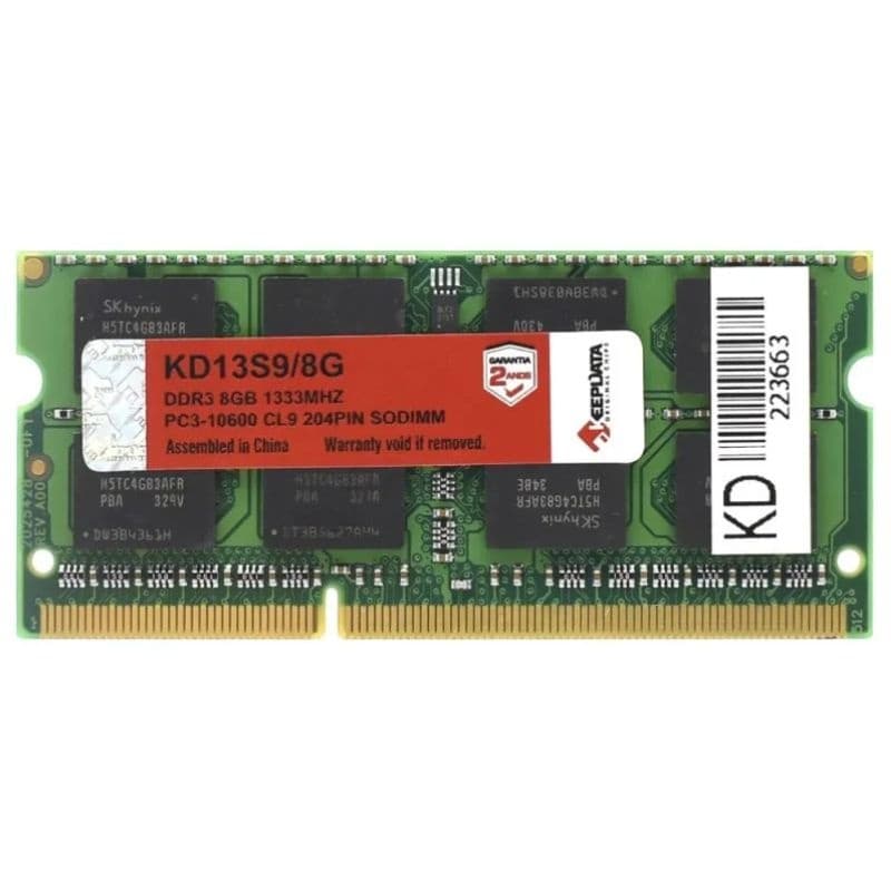 MEMORIA NOTEBOOK DDR3 8GB PC1333 KEEPDATA
