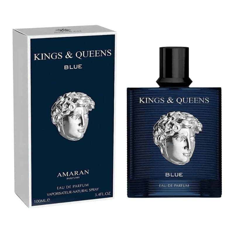 PERFUME AMARAN KINGS & QUEENS BLUE MASCULINO EDP 100ML KQ ARABE