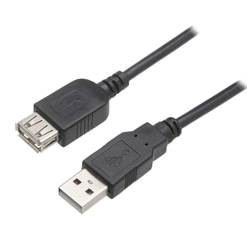 CABO EXTENSOR USB 2.0 A MACHO X A FÊMEA 10 METROS PRETO GENÉRICO