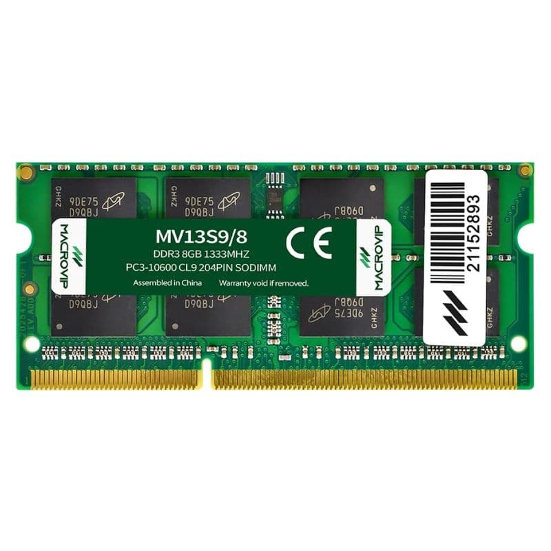 MEMÓRIA NOTEBOOK DDR3 8GB PC1333 MACROVIP