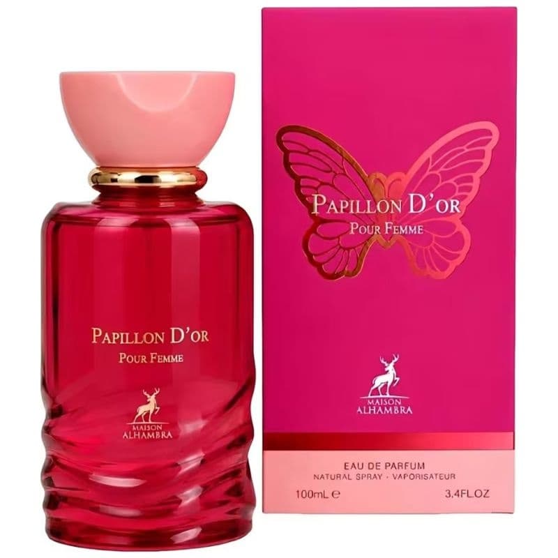 PERFUME MAISON ALHAMBRA PAPILLON DOR FEMININO EDP 100ML ARABE