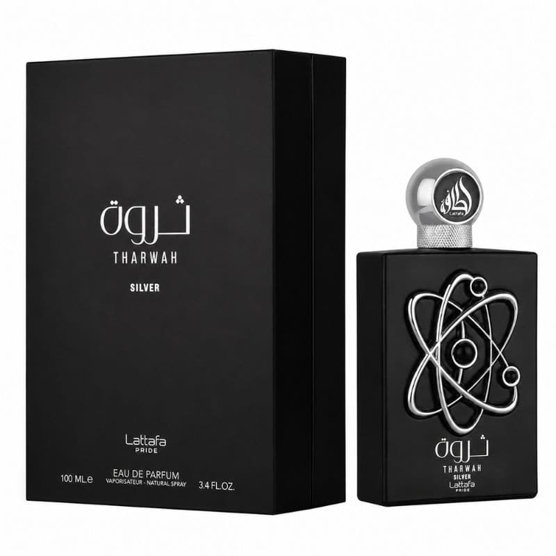 PERFUME LATTAFA PRIDE THARWAH SILVER MASCULINO EDP 100ML ARABE