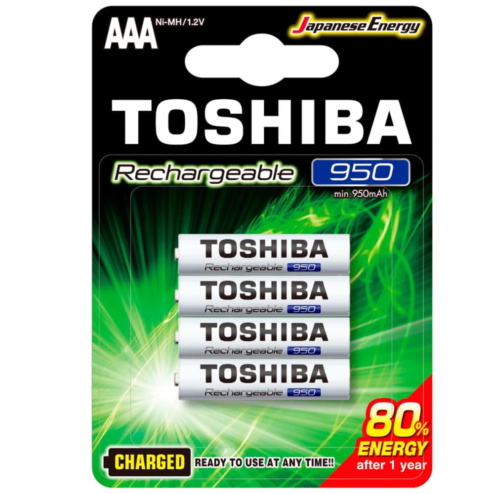 PILHA AAA TOSHIBA LR6GCP 4 UNIDADES