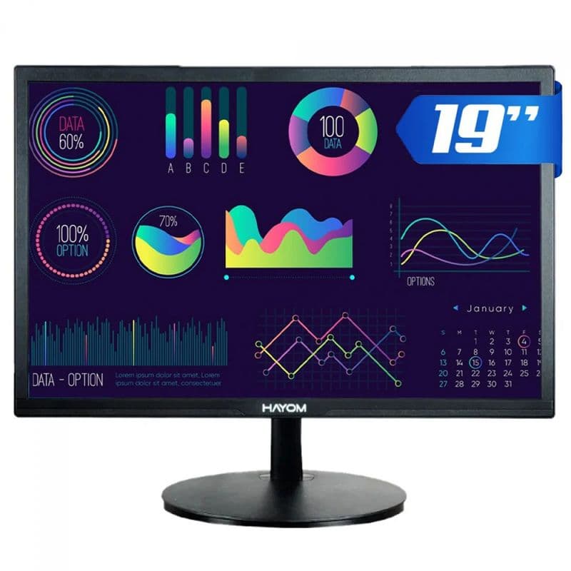 MONITOR HAYOM 19 60HZ VGA/HDMI